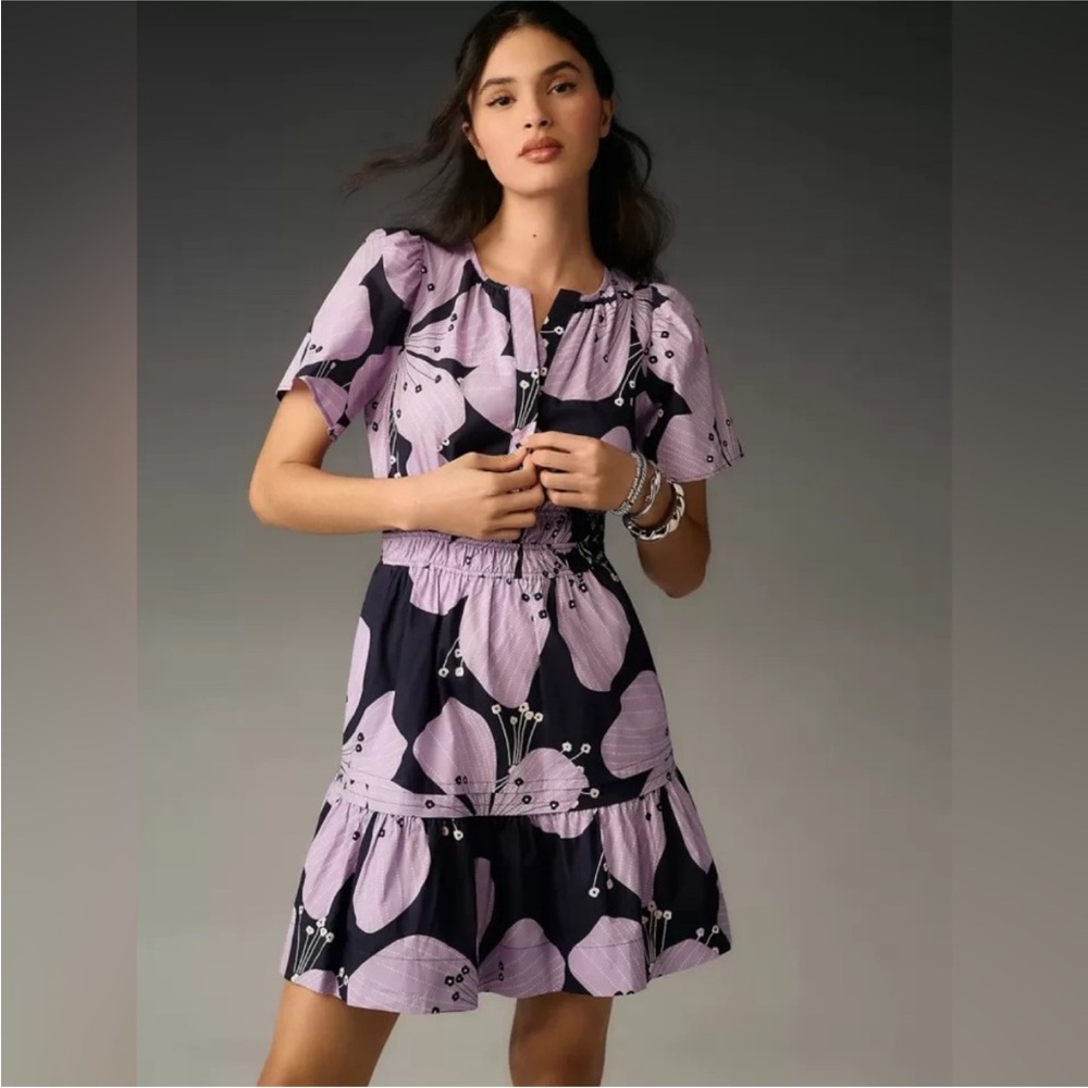 Anthropologie The Somerset mini  Floral Dress